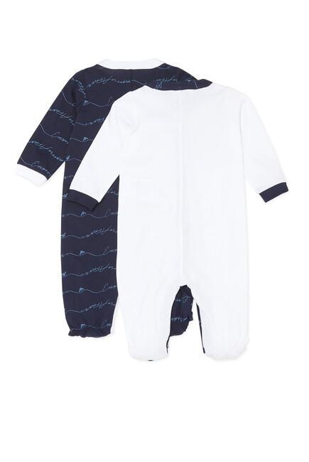 My First Armani Sleepsuits, Set of Two